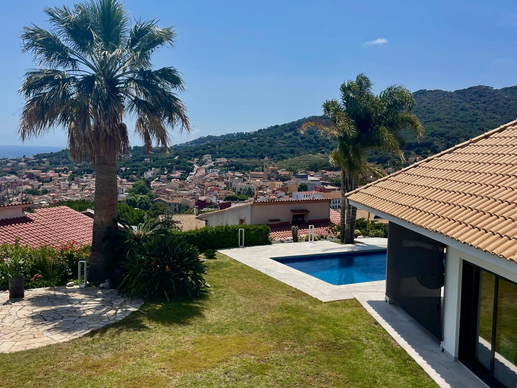 Palm Maresme - Suite With Bathroom And Terrasse With Ocean Views In A Private Villa Vilassar De Dalt Buitenkant foto