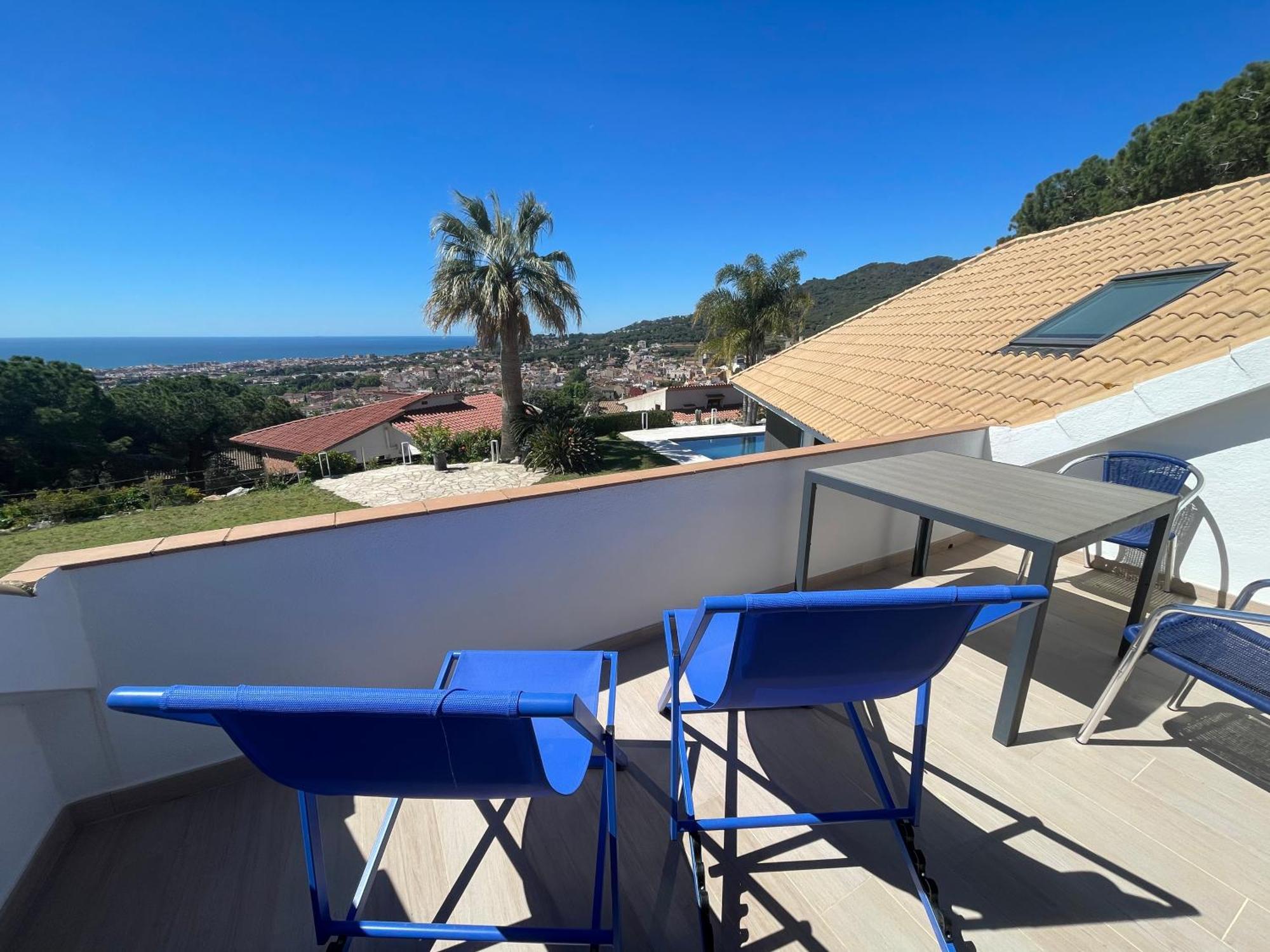 Palm Maresme - Suite With Bathroom And Terrasse With Ocean Views In A Private Villa Vilassar De Dalt Buitenkant foto